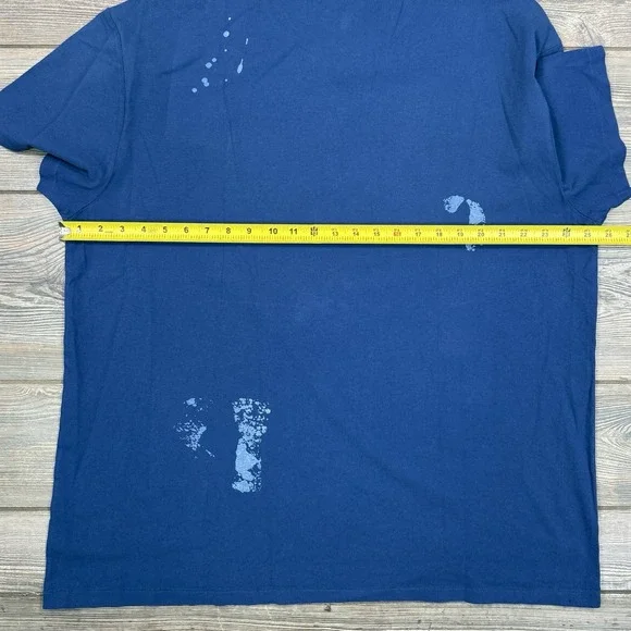 Polo Ralph Lauren Men's Classic Fit Big Wave Surf Contest T-Shirt Blue SZ XL NEW